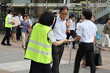 交通安全街頭キャンペーン