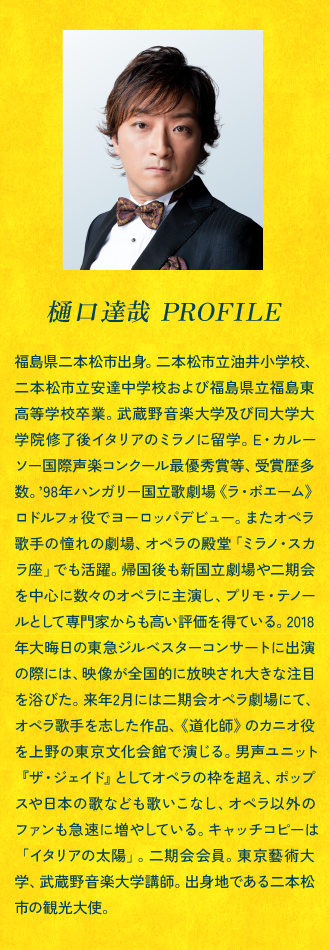 樋口達哉プロフィール